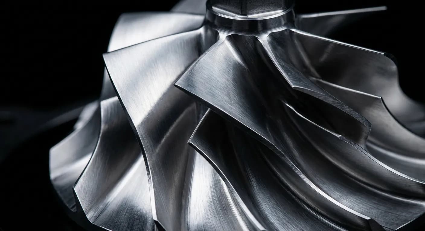 Gros plan du badge TFSI ou d'un composant moteur, haute précision, fort contraste.