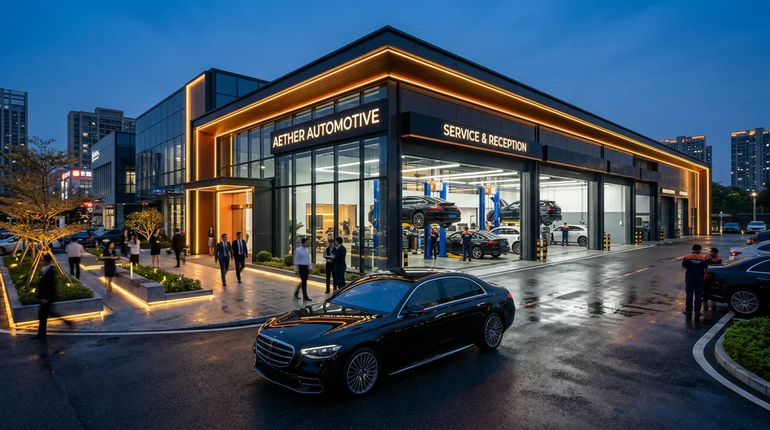 L'expérience client Norauto Belle Épine en 2026 Vue cinématique extérieure du centre Norauto Belle Épine