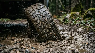 Vue frontale iconique du Lada Niva 2023 dans un studio minimaliste.