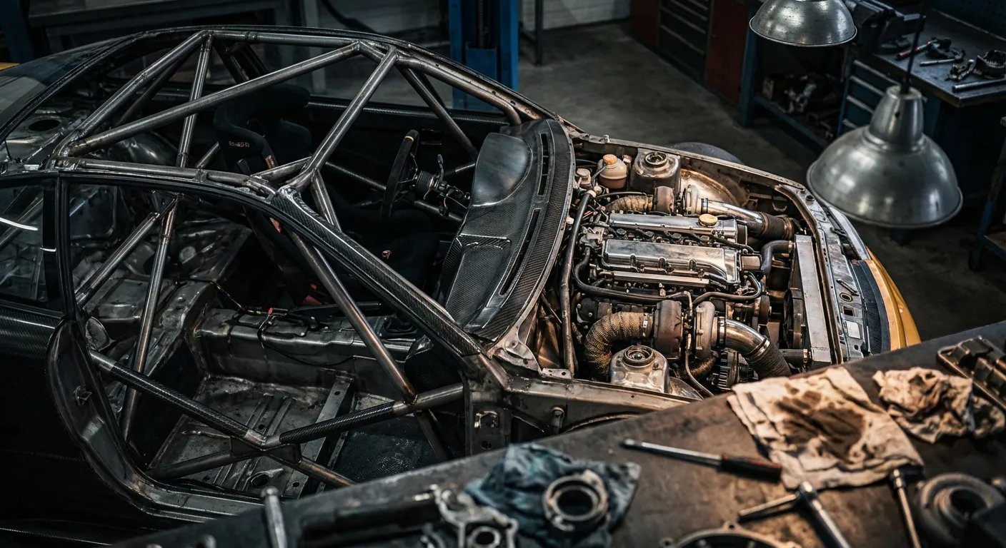 L'ingénierie de pointe de la Calibra V6 4x4 Détails techniques du moteur et de l'habitacle de l'Opel Calibra V6 DTM