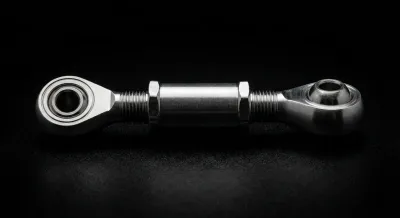 Gros plan iconique d'une biellette de tringlerie de boîte de vitesse 206