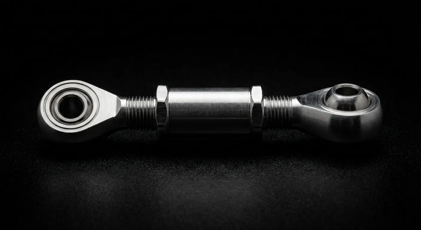 Gros plan iconique d'une biellette de tringlerie de boîte de vitesse 206