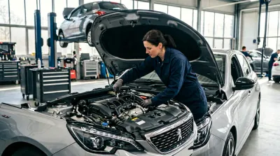 Gros plan minimaliste sur le branchement d'une batterie de voiture