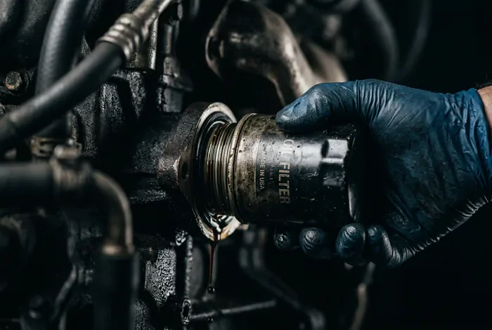 Gros plan technique sur une pièce mécanique de moteur de Golf 4