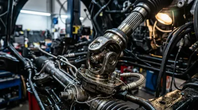 Gros plan minimaliste sur un volant automobile en studio